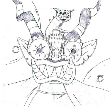 El Tirano (dibujo no terminado)