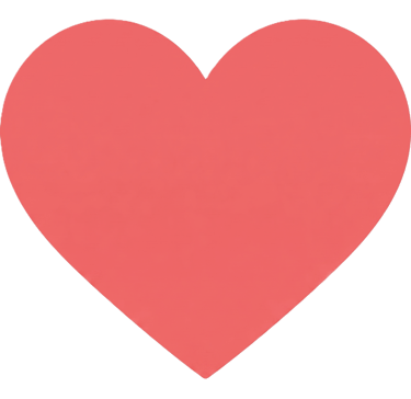 A solid salmon pink heart icon symbol isolated on a black background for romantic designs.