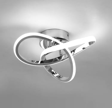 Modern Chrome Ceiling Lights LED