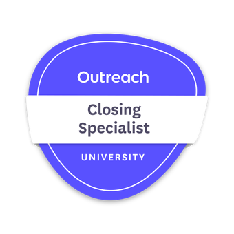 Outreach Closing Certification