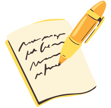 a pen and a pen on a notebook with a pen and a pen
