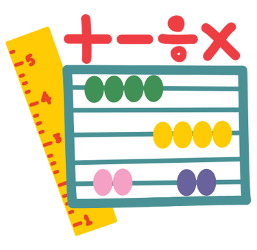 a calculator with a ruler and ruler
