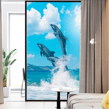 Adhesivo en vidrio para decoración y publicidad de alta calidad
