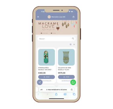 a smartphone phone showing a picture of a woman's clothing