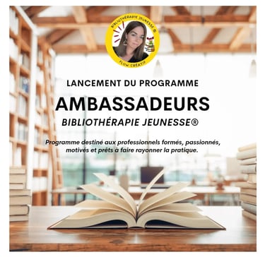 Réseau Ambassadeurs Bibliothérapie formations