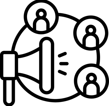 desenho de um megafone