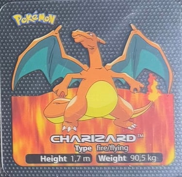 6 charizard Lamincards Pokémon square front