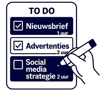 TO DO lijstje Marketing