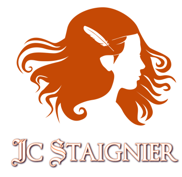 Logo de JC Staignier, Auteure de fictions historiques et contemporaines.
