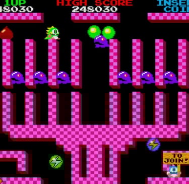 Bubble Bobble Menorah