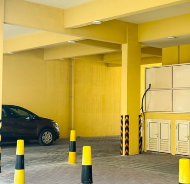 parking space in a residential property owned by the other dimension real estate agency in Bahrain