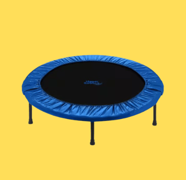 a blue and black trampoline trampoline trampoline trampoline