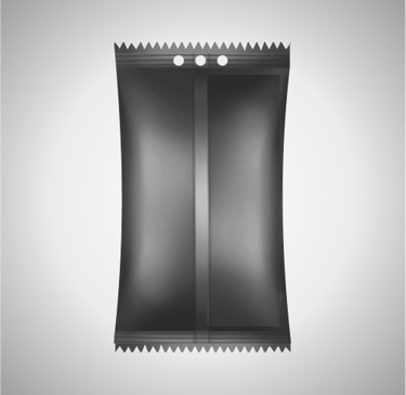 Center Seal Pillow Type Pouch with hole