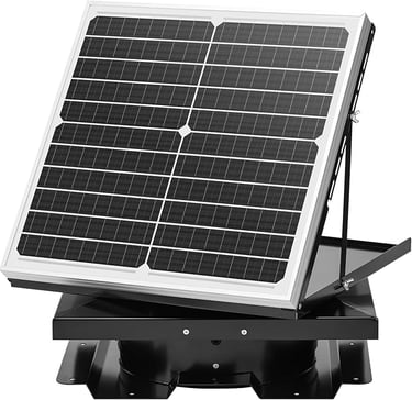 Solar-Powered Exhaust Fan for Shipping Containers