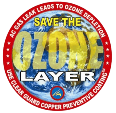 Save the ozone layer from ac gas leak