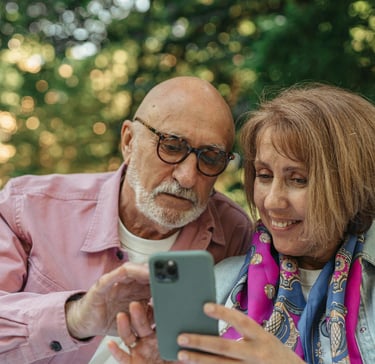 elderly couple interested in a gold ira for their retirement portfolio