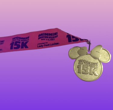 2007 Minnie Marathon Weekend Women Run the World 15K Medal