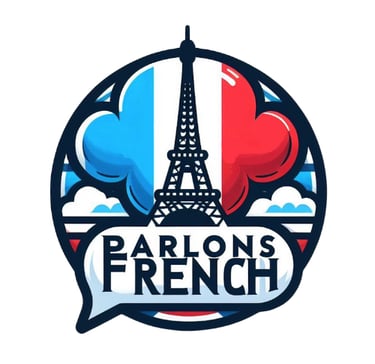 a logo for a french language tutor or teacher for classe of Francais