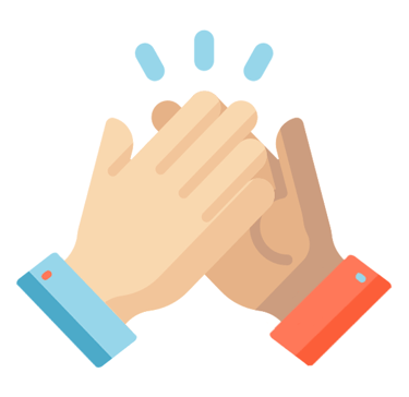 Illustration travail ensemble / accompagnement