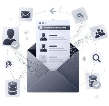 Illustration of Reverse Email Append