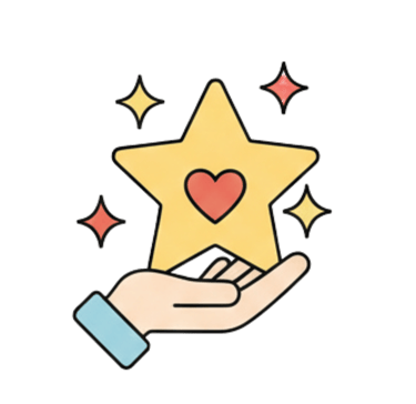 Stolz in kleinen Augen