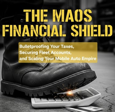 The cover of our book The MAOS Financial Shield