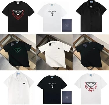 Oopbuy QC photo grid with designer t shirts and polo shirts