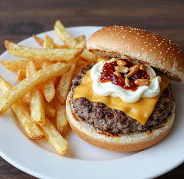 A colorful dish topped with numbnumbs chili crisp, highlighting its texture and vibrant colors.