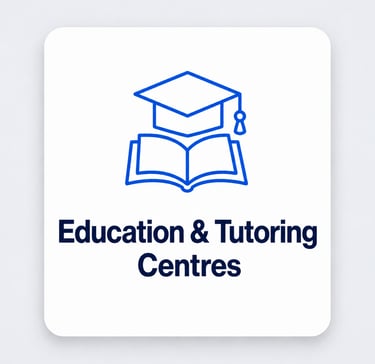 Education and tutoring centers managing student enquiries