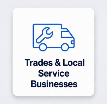 Trades and local service businesses managing enquiries and jobs