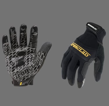 High performance industrial safety gloves for hand protection in hazardous environments