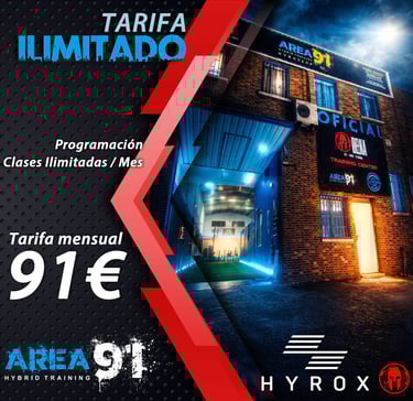 Tarifa 91€ Área 91 Hps