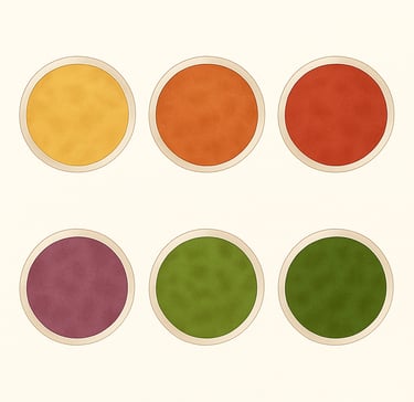 Different Types of Hepatitis petri dish illustration