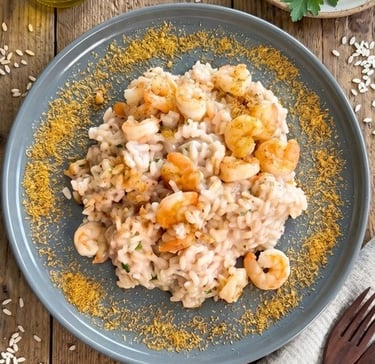 Ricette Senza Lattosio | Risotto Gamberi e Bottarga