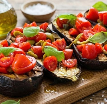 Come fare la bruschetta di melanzane vegana