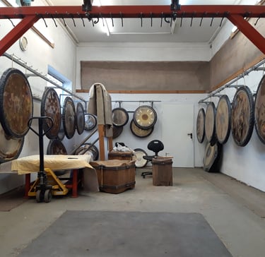 Innenansicht Gongwerkstatt