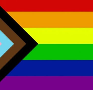 LGBTQI+ progress flag