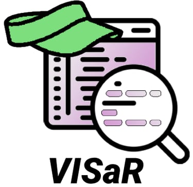 Logo for the VISaR open-source software project. Published by AtLongLast Analytics LLC.
