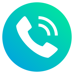 a phone in front of a green circle