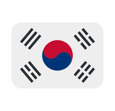 Bandera de Corea del Sur