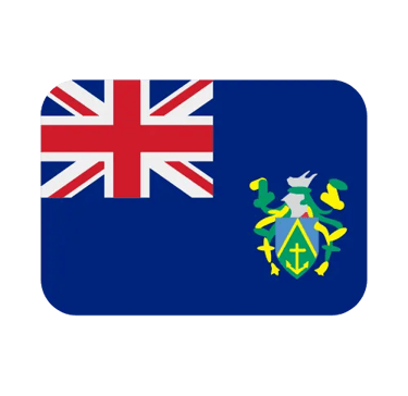 The official flag of Pitcairn Islands featuring the Union Jack and coat of arms on a blue field.
