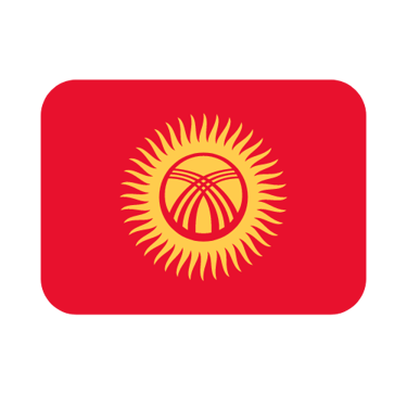 Bandera de Kirguistán