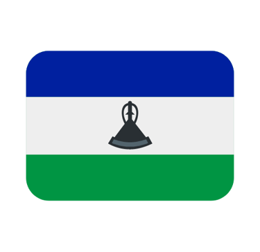 Bandera de Lesoto.