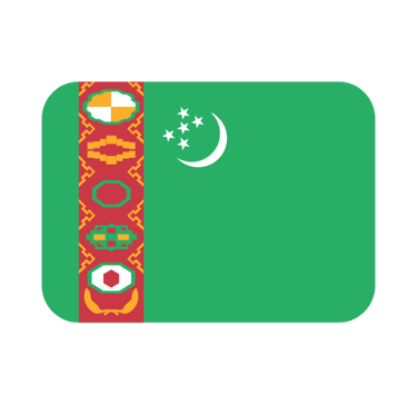 Bandera de Turkmenistán