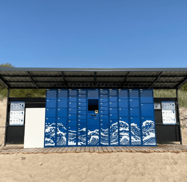 Taquilla de equipaje de Blue Beach