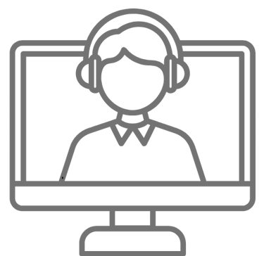 RVA Icon in Gray - Your Dedicated Roofing Virtual Assistant (RVA)