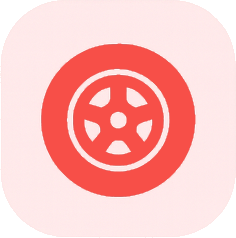 Red tyre icon