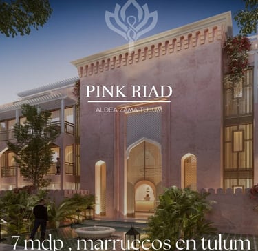 pink riad tulum, best places to invest in mexico 2025, riviera maya rental income properties