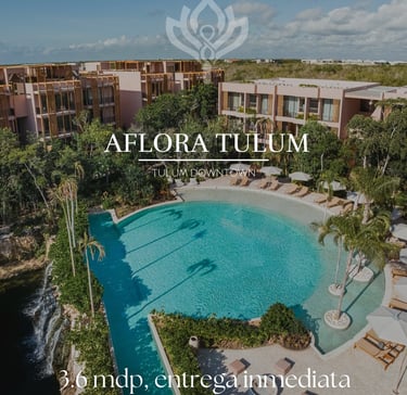 aflora tulum, como funciona la preventa de departamentos en mexico