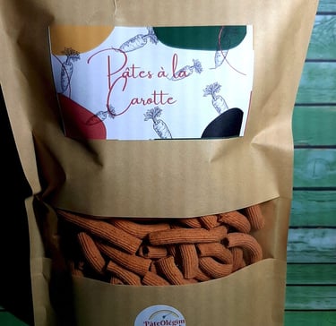 pâtes à la carotte sans gluten
